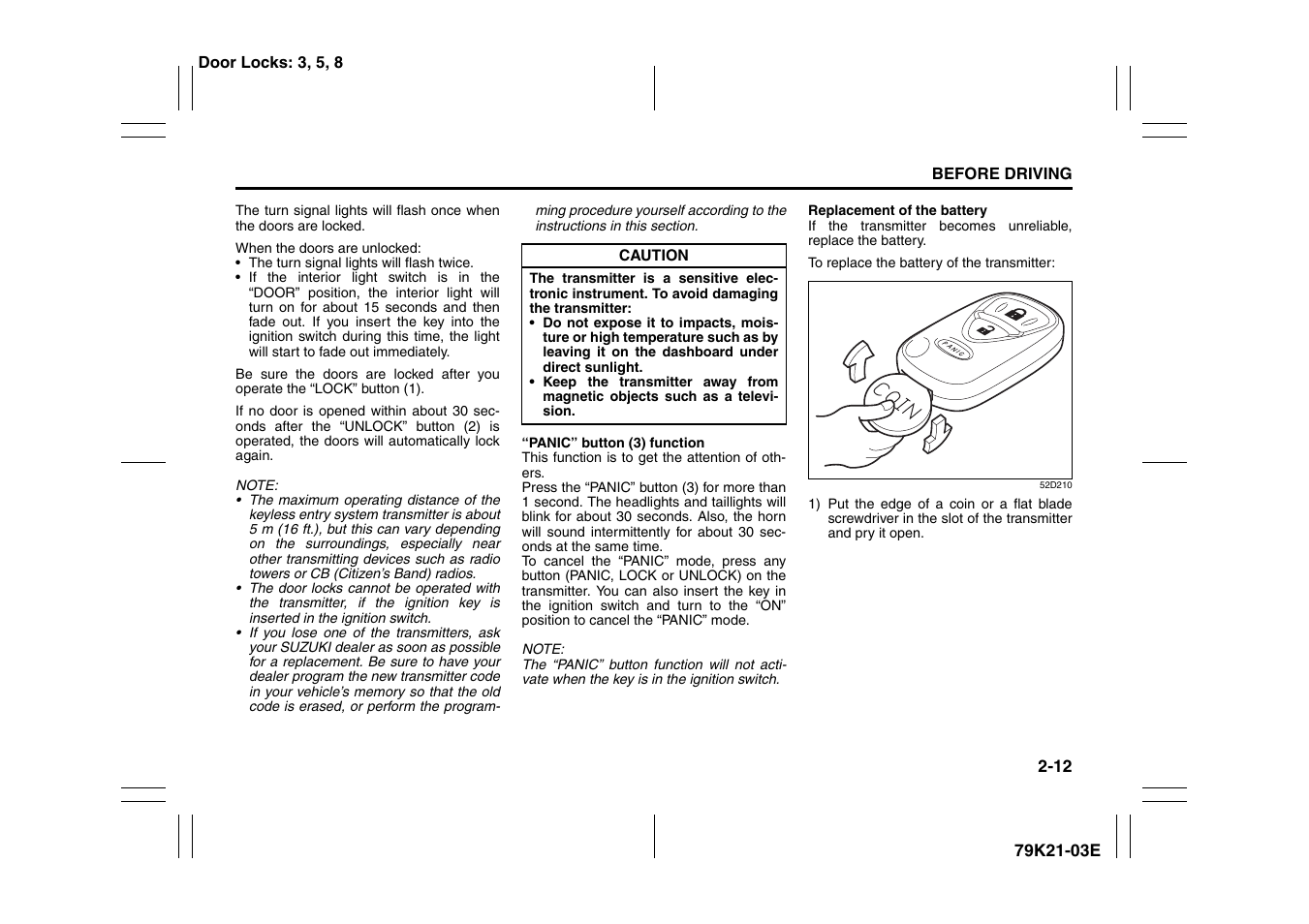 Suzuki 2010 Grand Vitara User Manual | Page 29 / 337