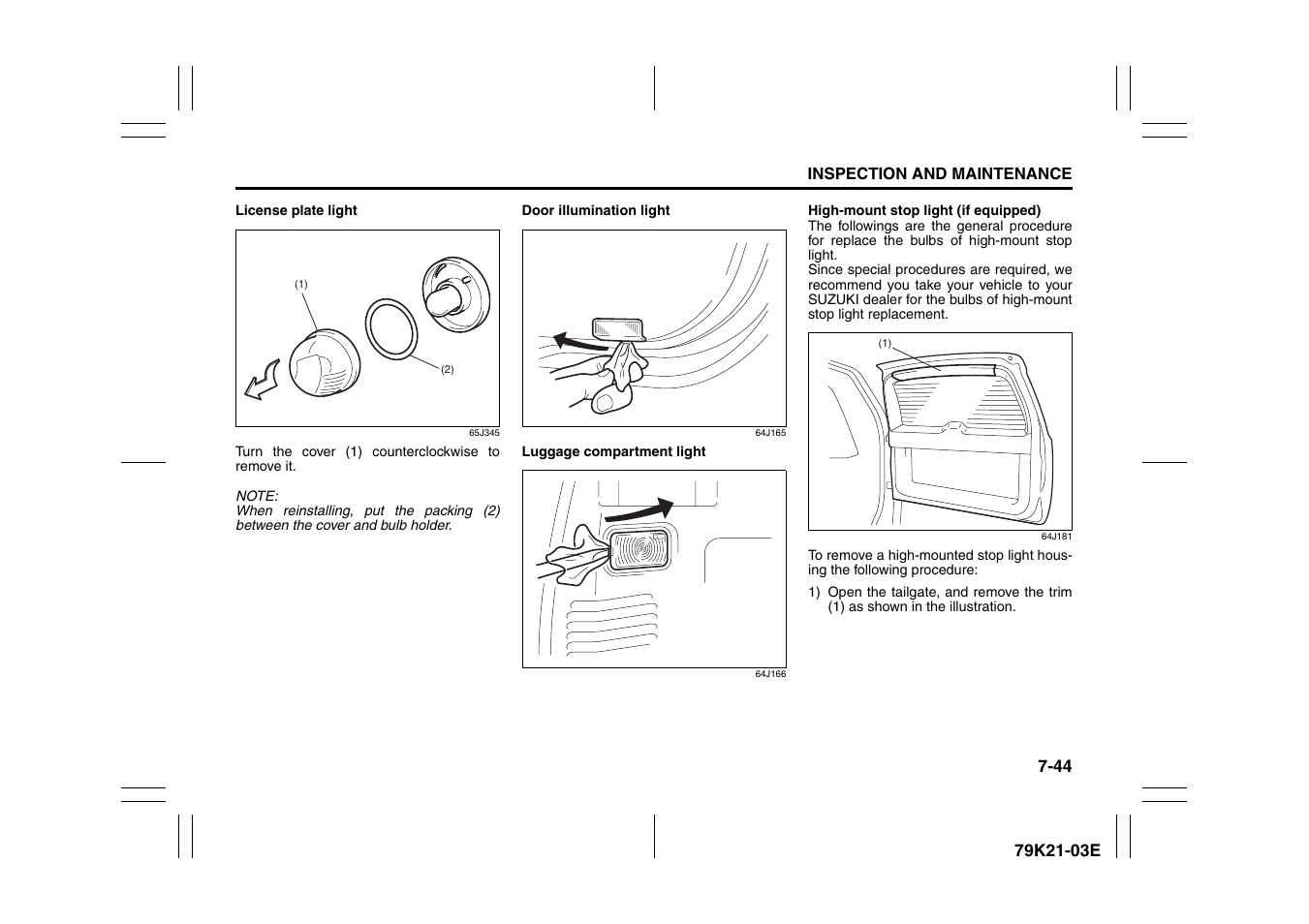 Suzuki 2010 Grand Vitara User Manual | Page 293 / 337