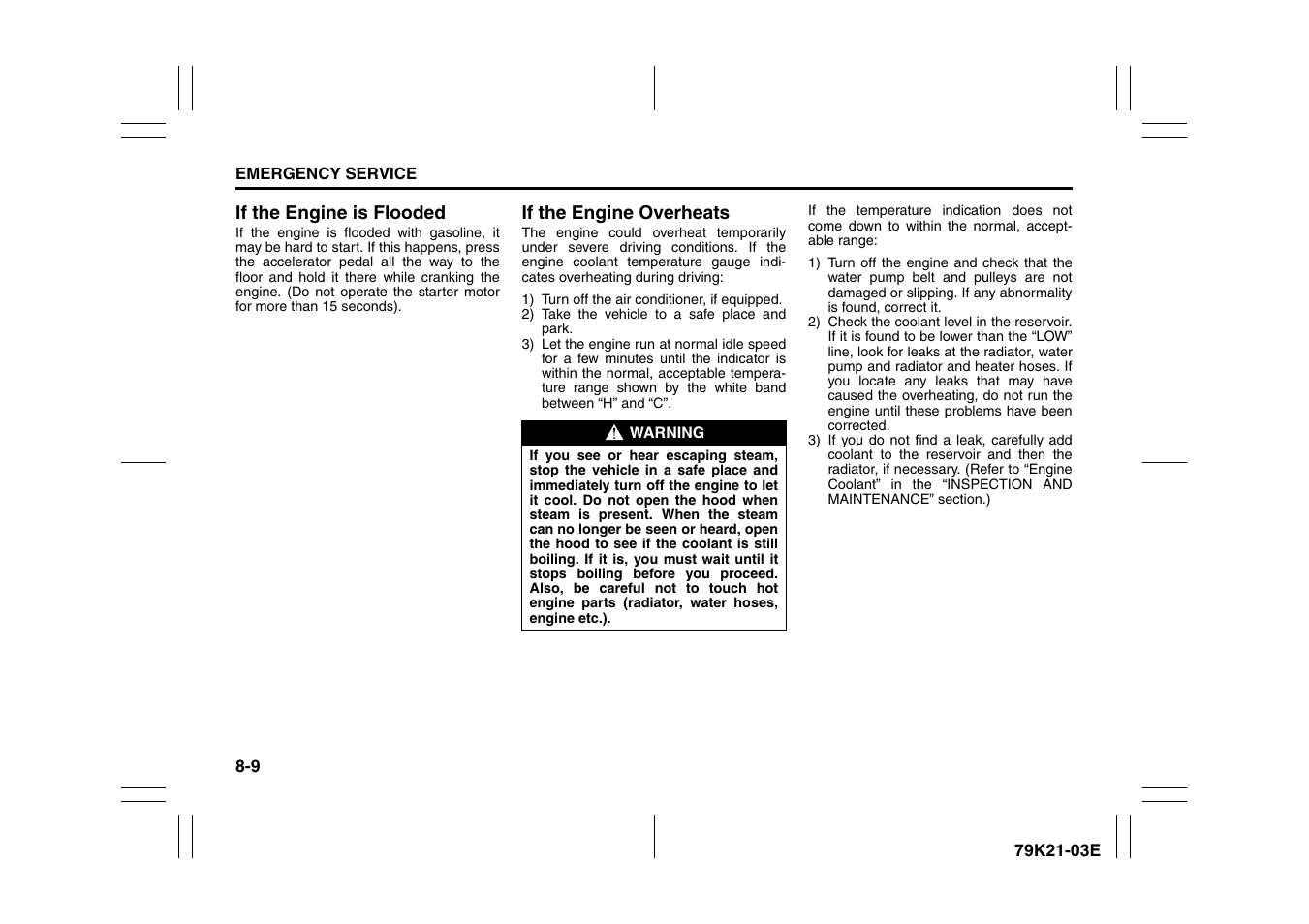 Suzuki 2010 Grand Vitara User Manual | Page 308 / 337