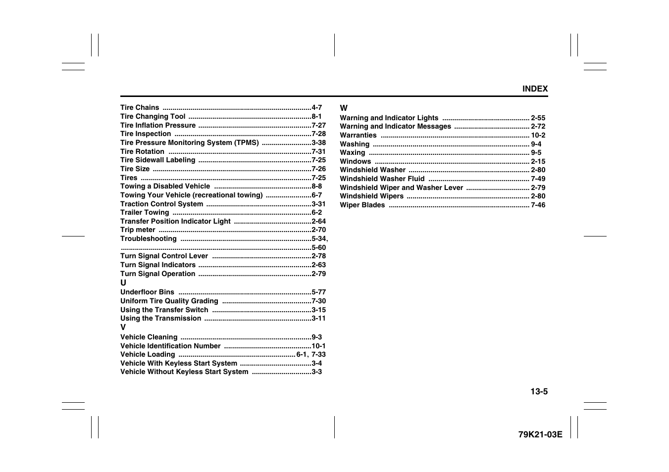 Suzuki 2010 Grand Vitara User Manual | Page 335 / 337