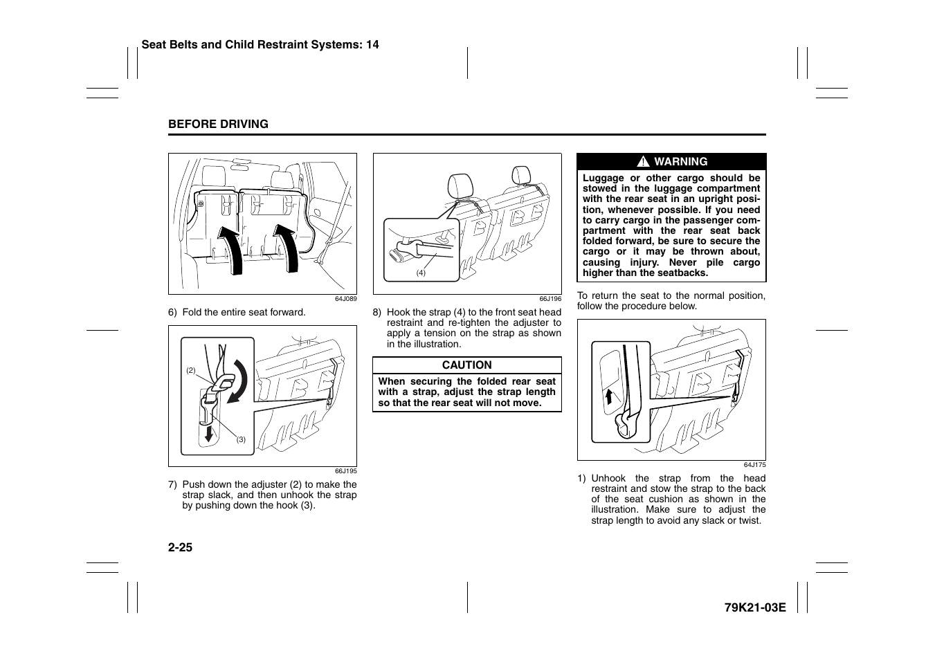 Suzuki 2010 Grand Vitara User Manual | Page 42 / 337