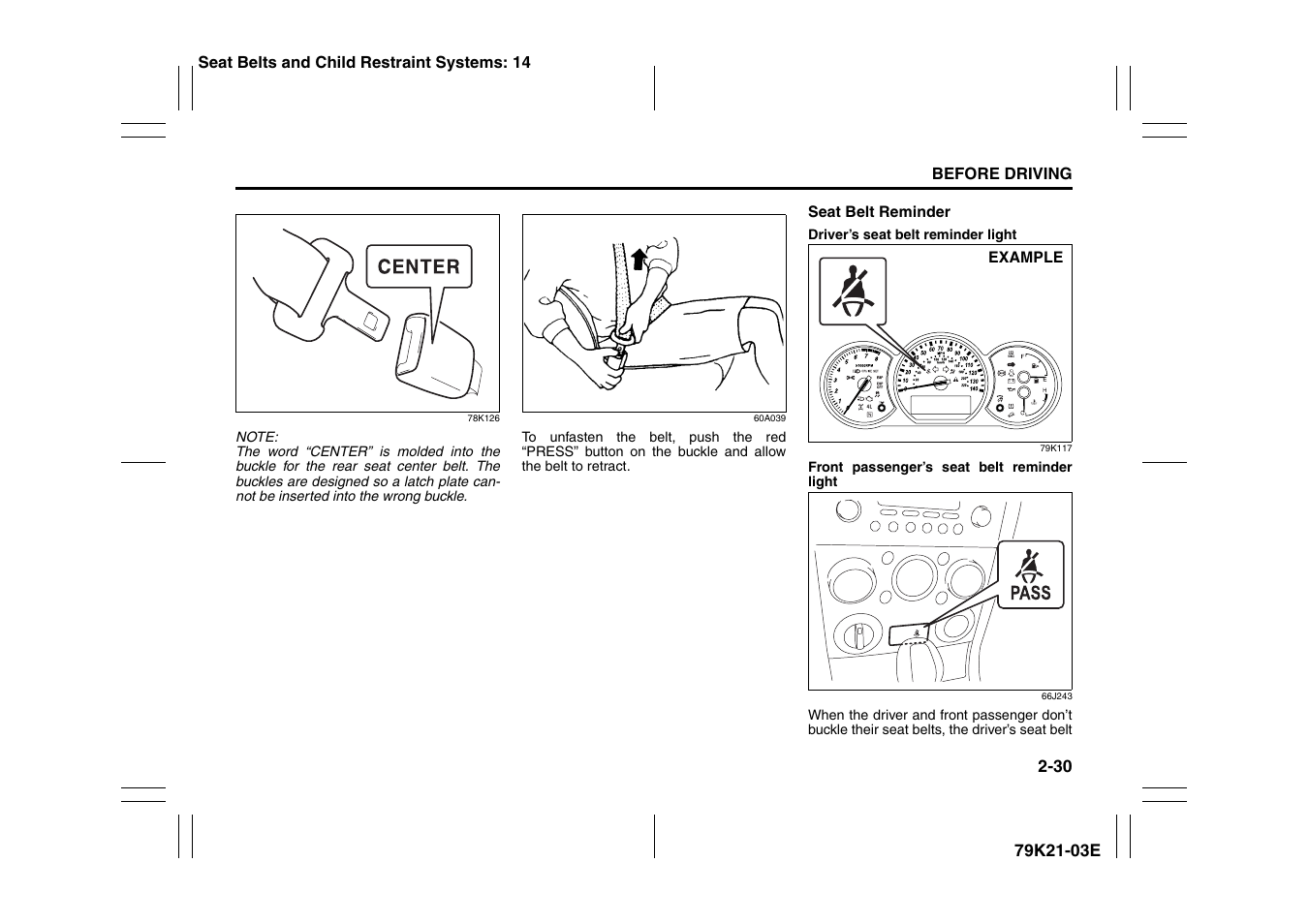 Suzuki 2010 Grand Vitara User Manual | Page 47 / 337