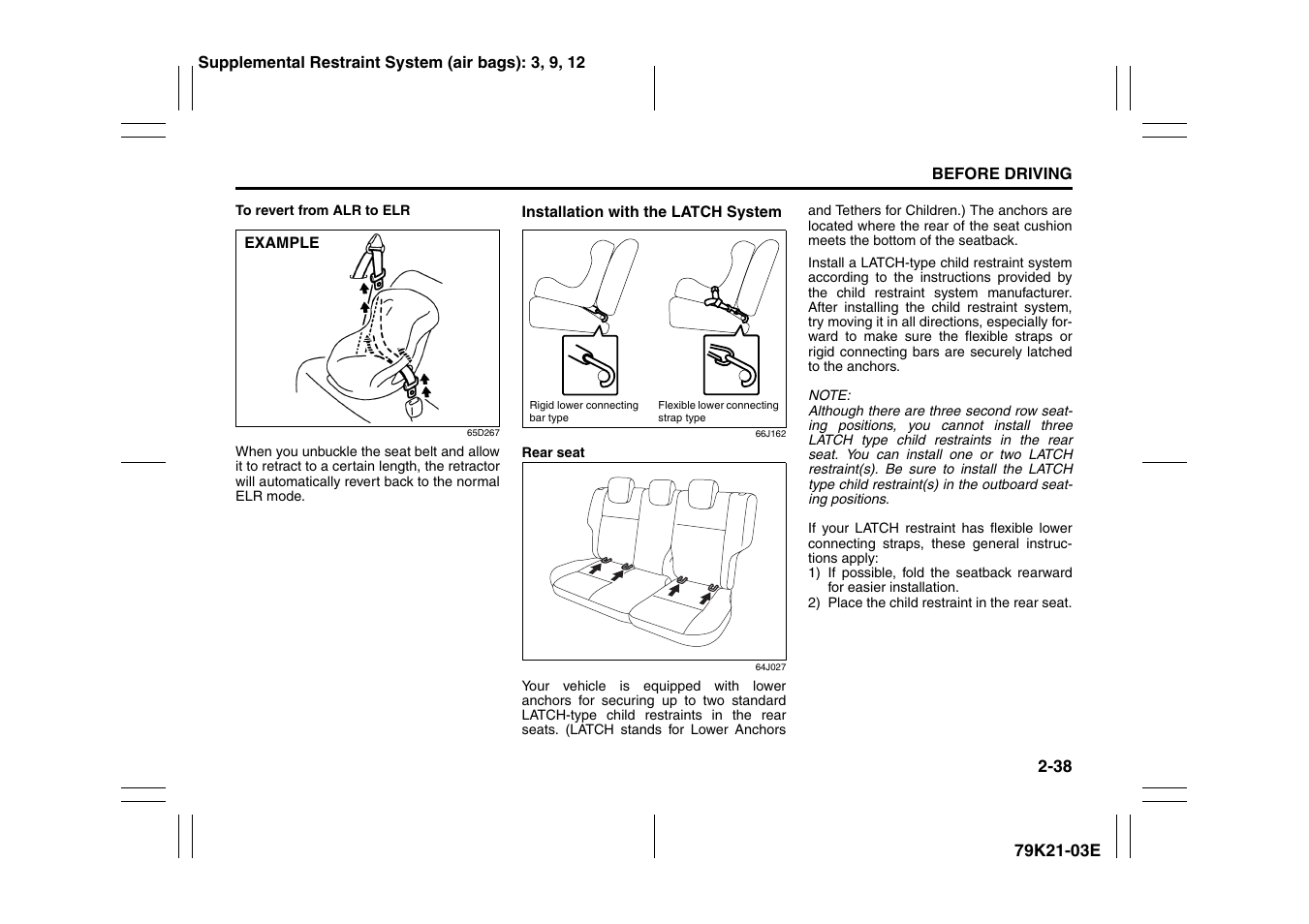 Suzuki 2010 Grand Vitara User Manual | Page 55 / 337