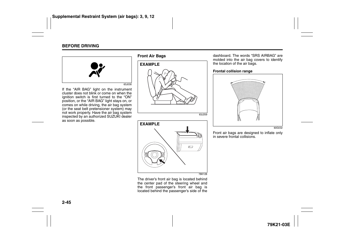 Suzuki 2010 Grand Vitara User Manual | Page 62 / 337