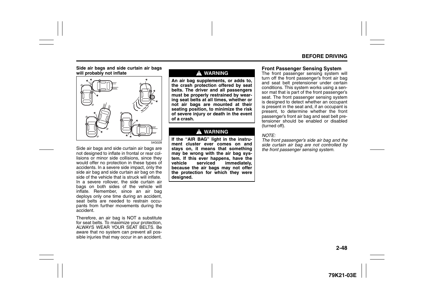 Suzuki 2010 Grand Vitara User Manual | Page 65 / 337