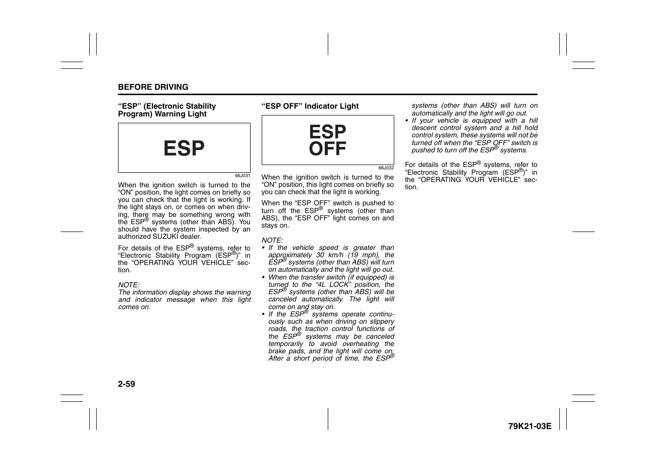 Suzuki 2010 Grand Vitara User Manual | Page 76 / 337