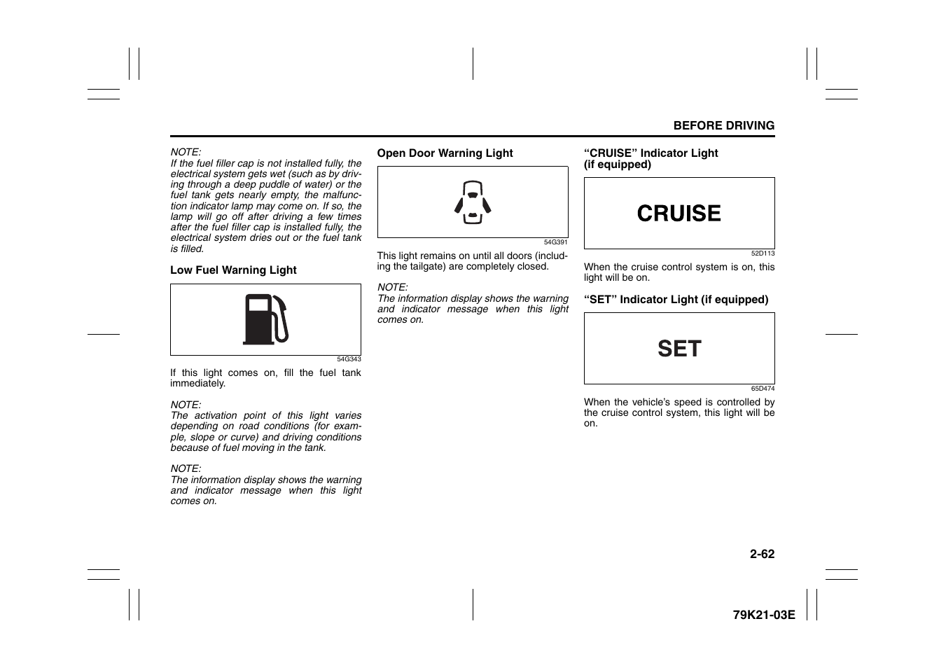 Suzuki 2010 Grand Vitara User Manual | Page 79 / 337