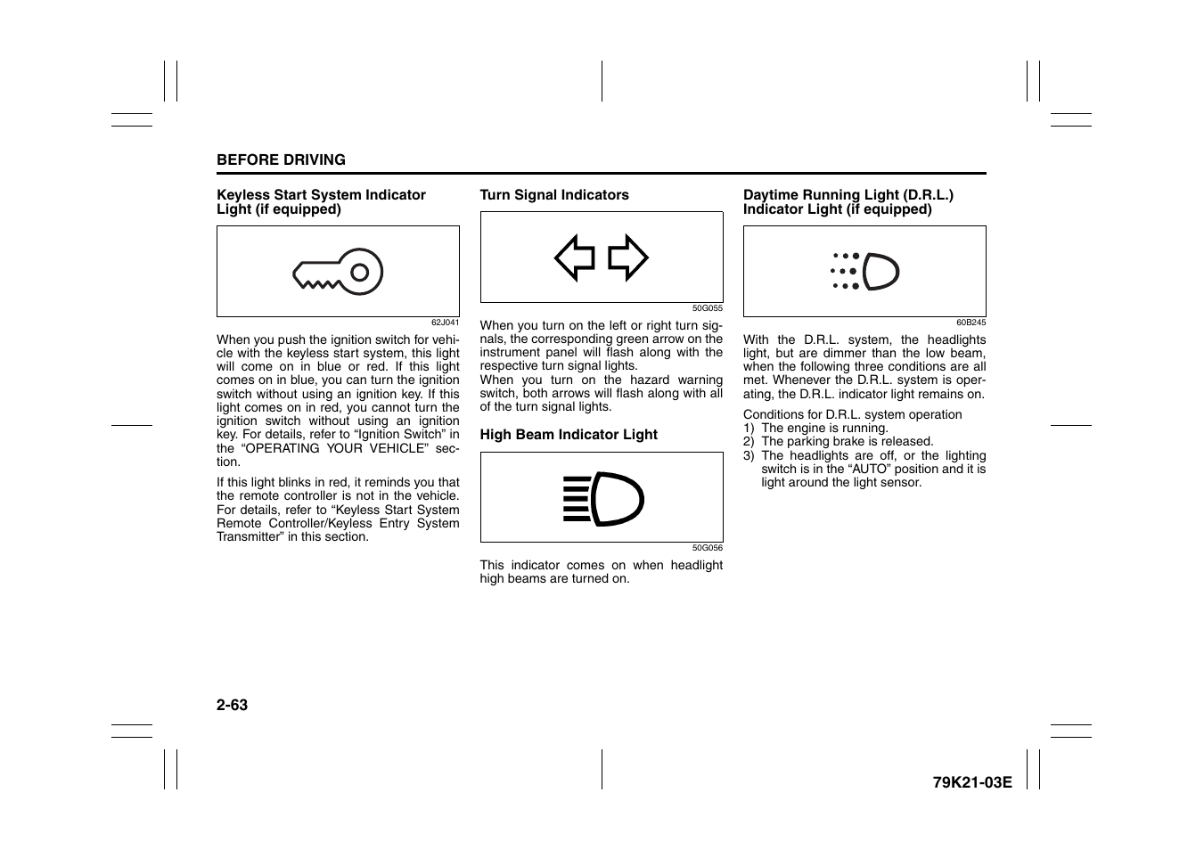 Suzuki 2010 Grand Vitara User Manual | Page 80 / 337