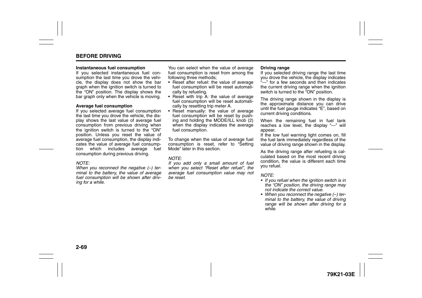 Suzuki 2010 Grand Vitara User Manual | Page 86 / 337