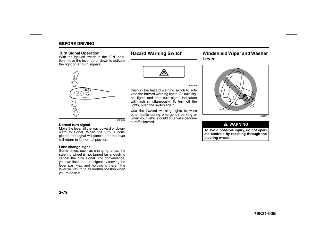 Suzuki 2010 Grand Vitara User Manual | Page 96 / 337