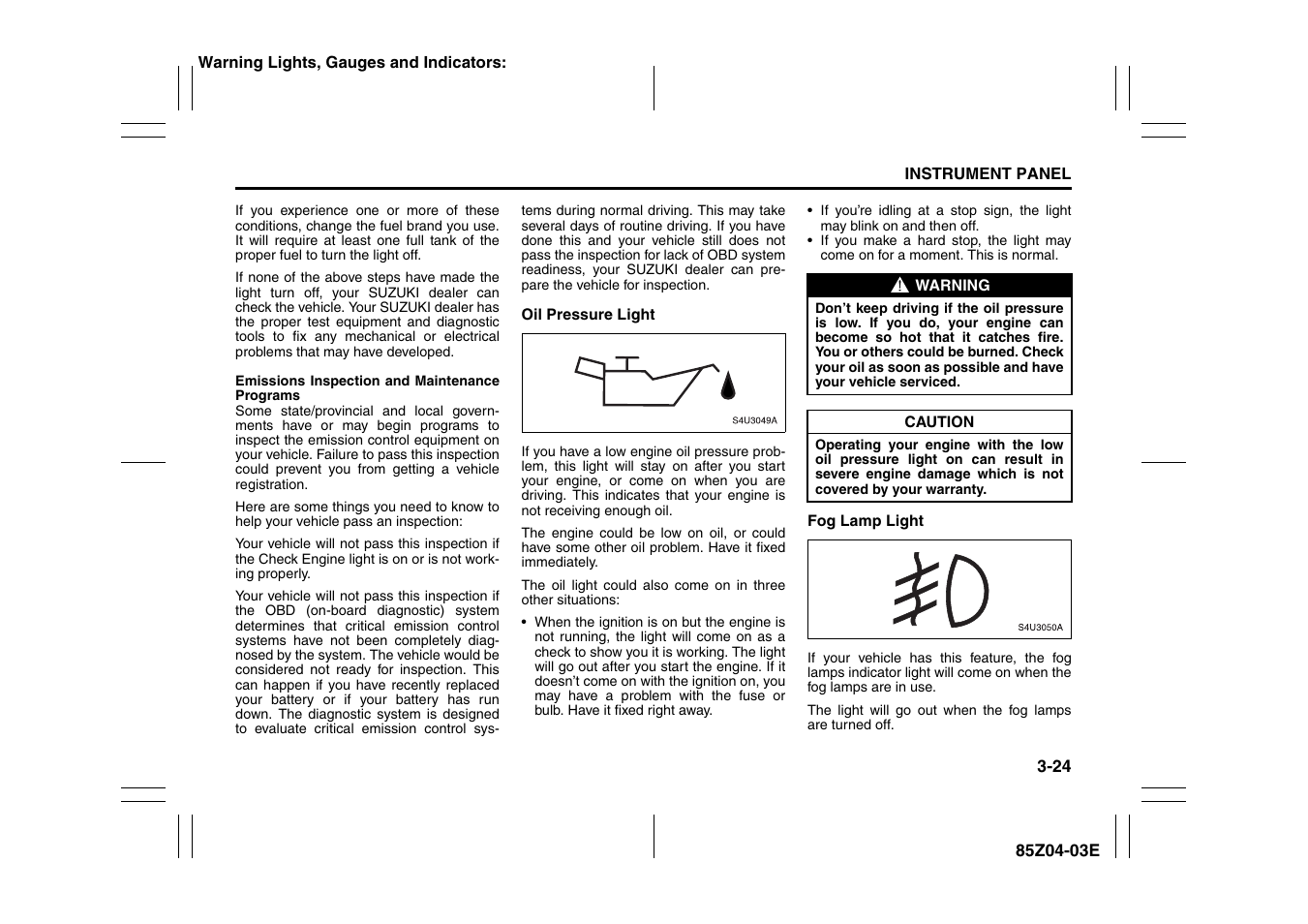 Suzuki Automible 2008 Forenza User Manual | Page 100 / 226