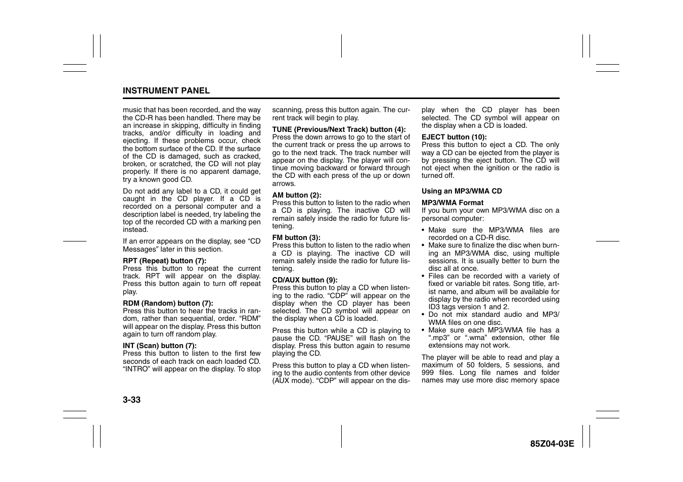 Suzuki Automible 2008 Forenza User Manual | Page 109 / 226