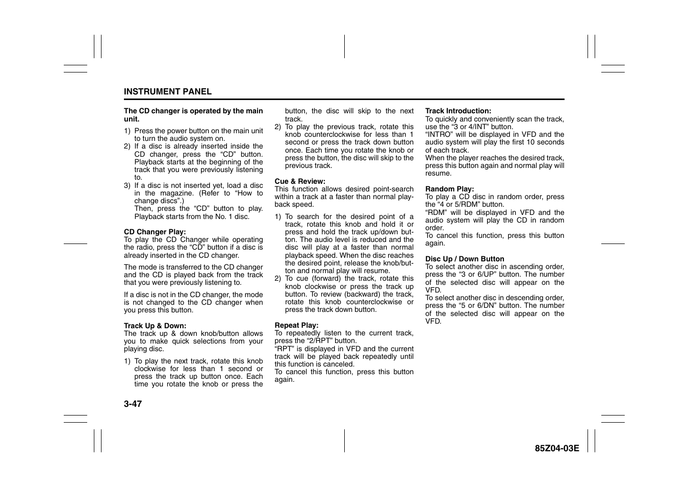 Suzuki Automible 2008 Forenza User Manual | Page 123 / 226