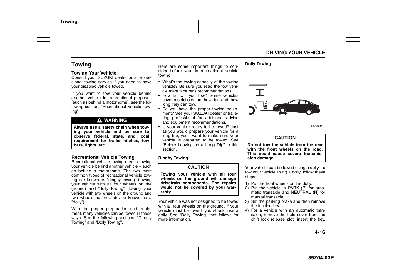 Suzuki Automible 2008 Forenza User Manual | Page 140 / 226