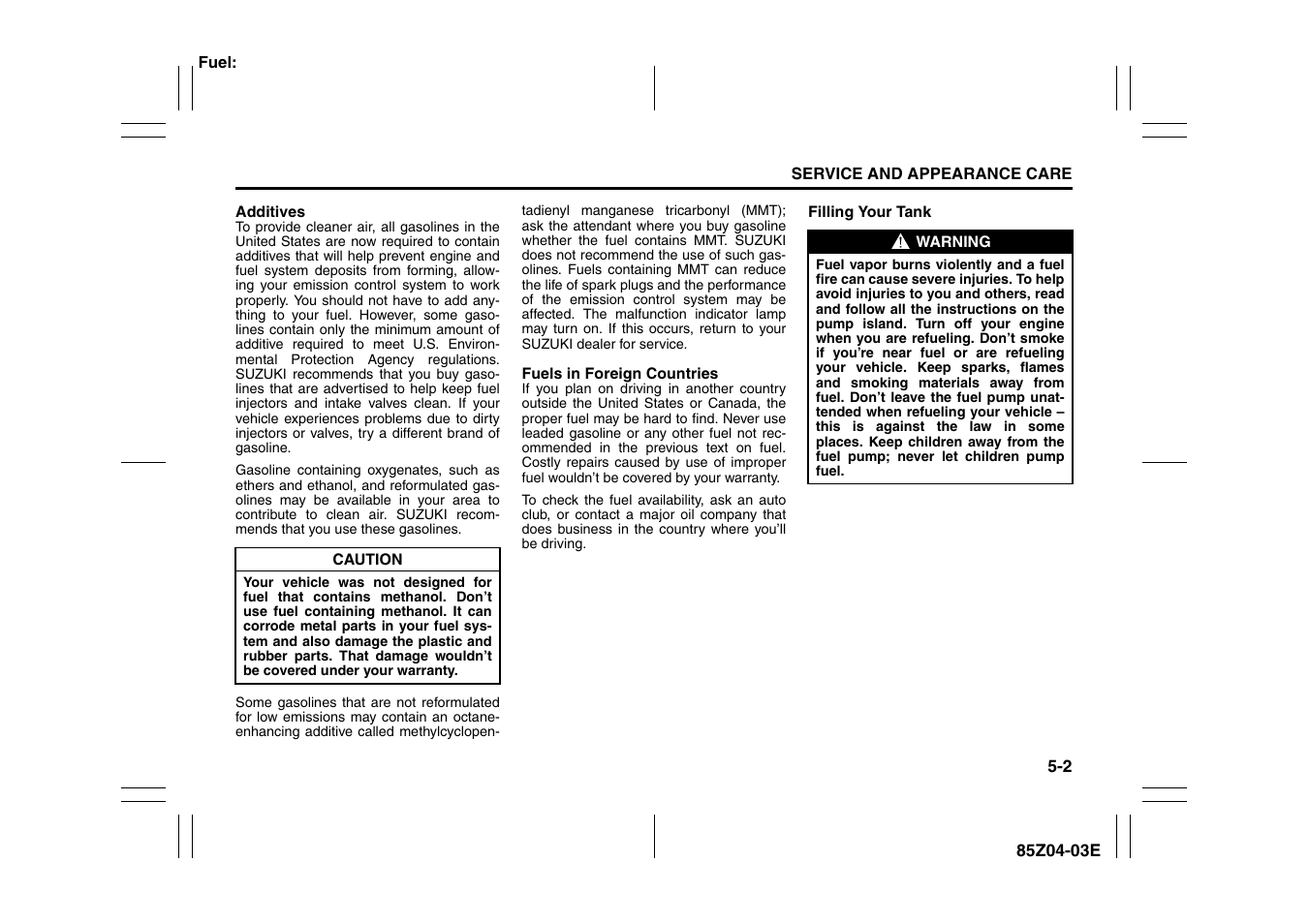 Suzuki Automible 2008 Forenza User Manual | Page 146 / 226