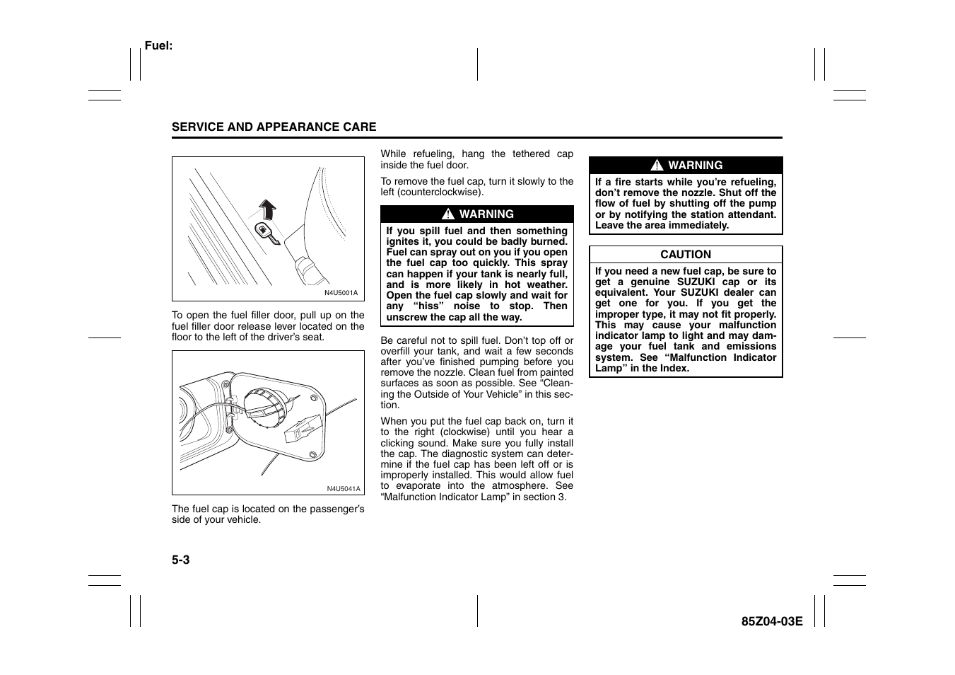 Suzuki Automible 2008 Forenza User Manual | Page 147 / 226