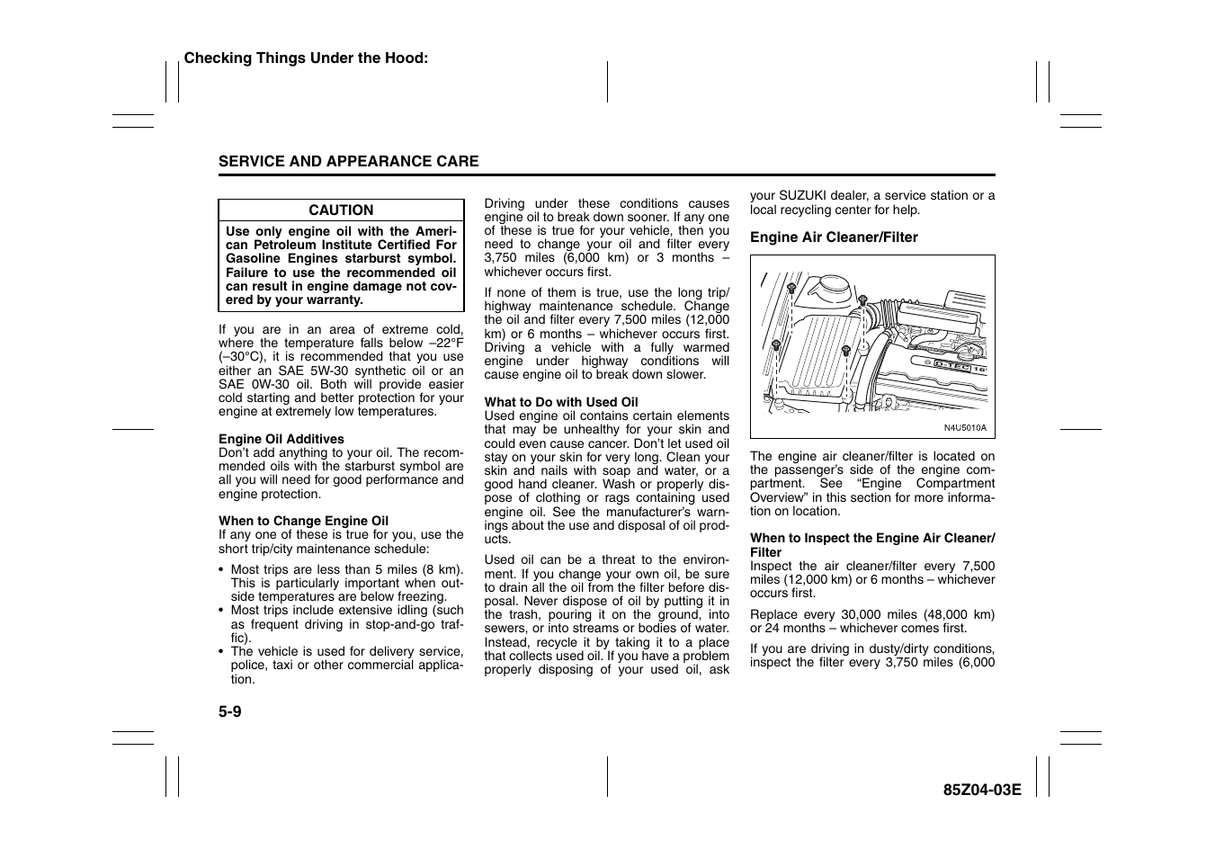 Suzuki Automible 2008 Forenza User Manual | Page 153 / 226