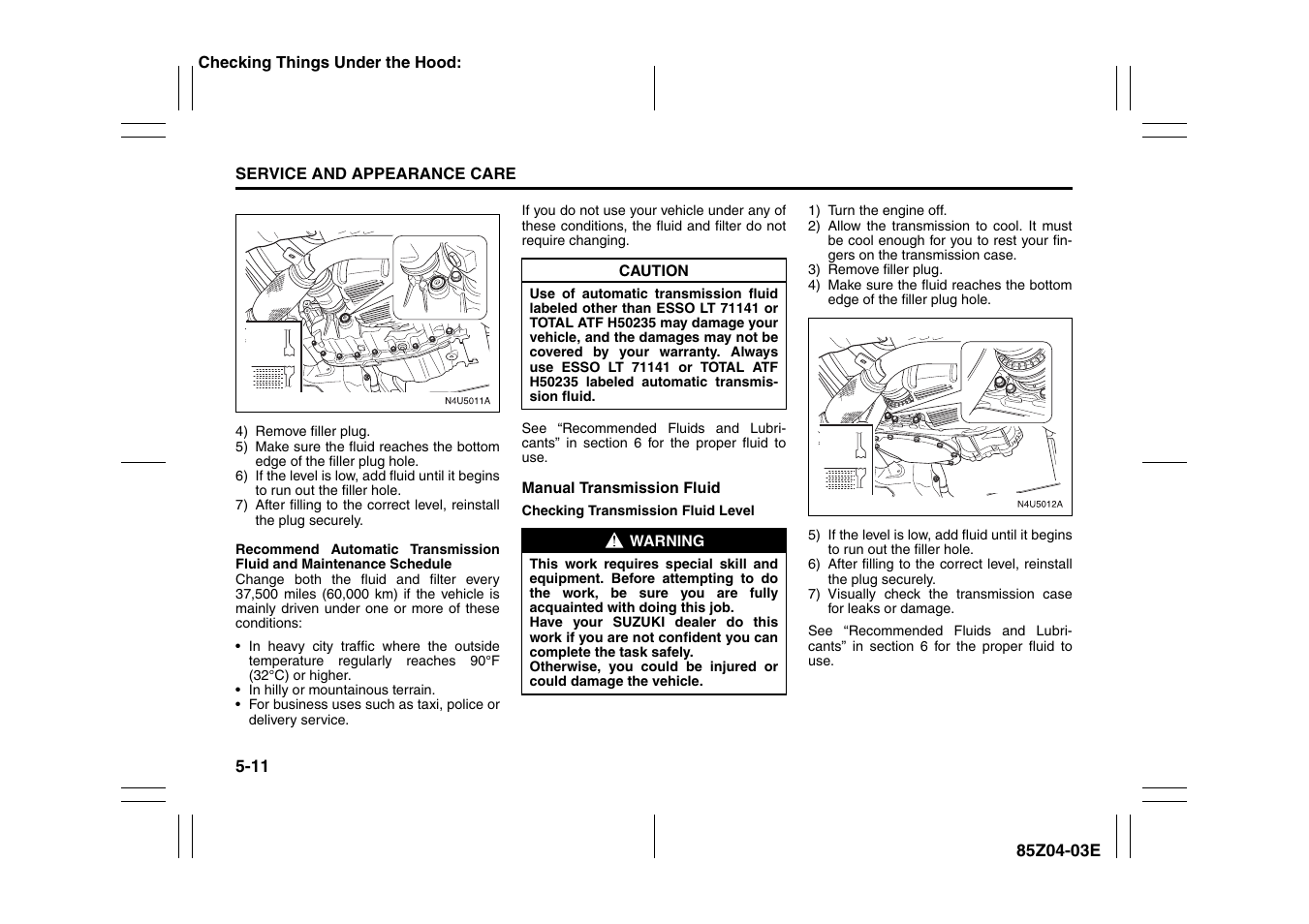 Suzuki Automible 2008 Forenza User Manual | Page 155 / 226