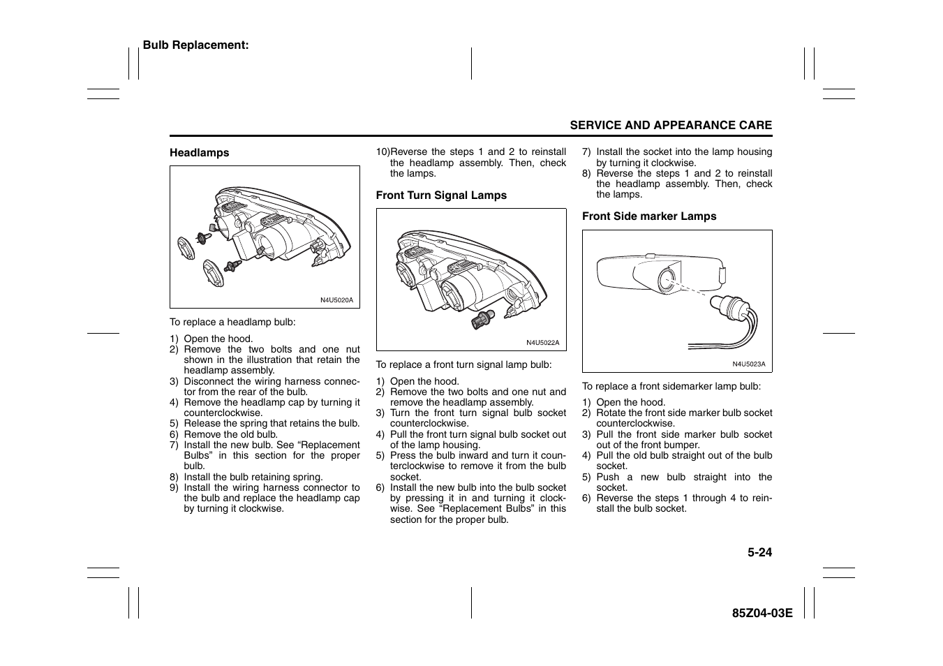 Suzuki Automible 2008 Forenza User Manual | Page 168 / 226