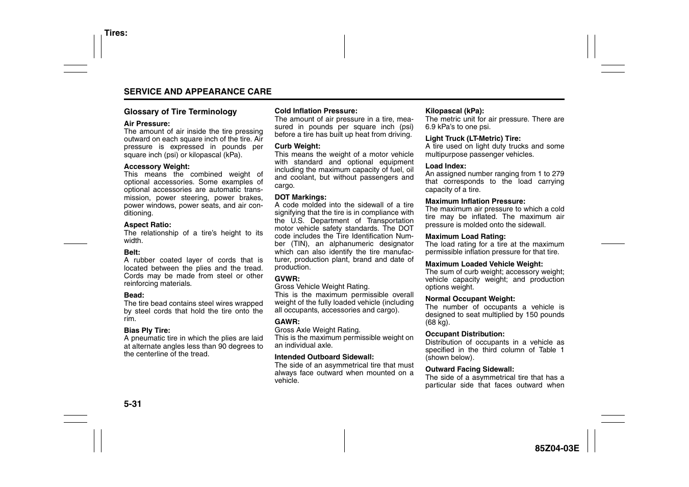 Suzuki Automible 2008 Forenza User Manual | Page 175 / 226