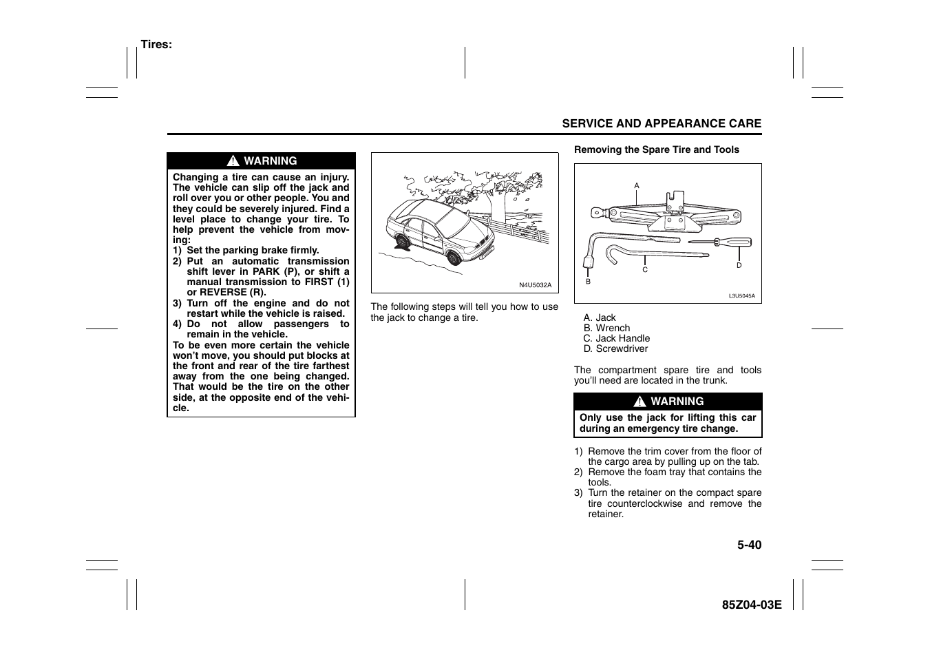 Suzuki Automible 2008 Forenza User Manual | Page 184 / 226