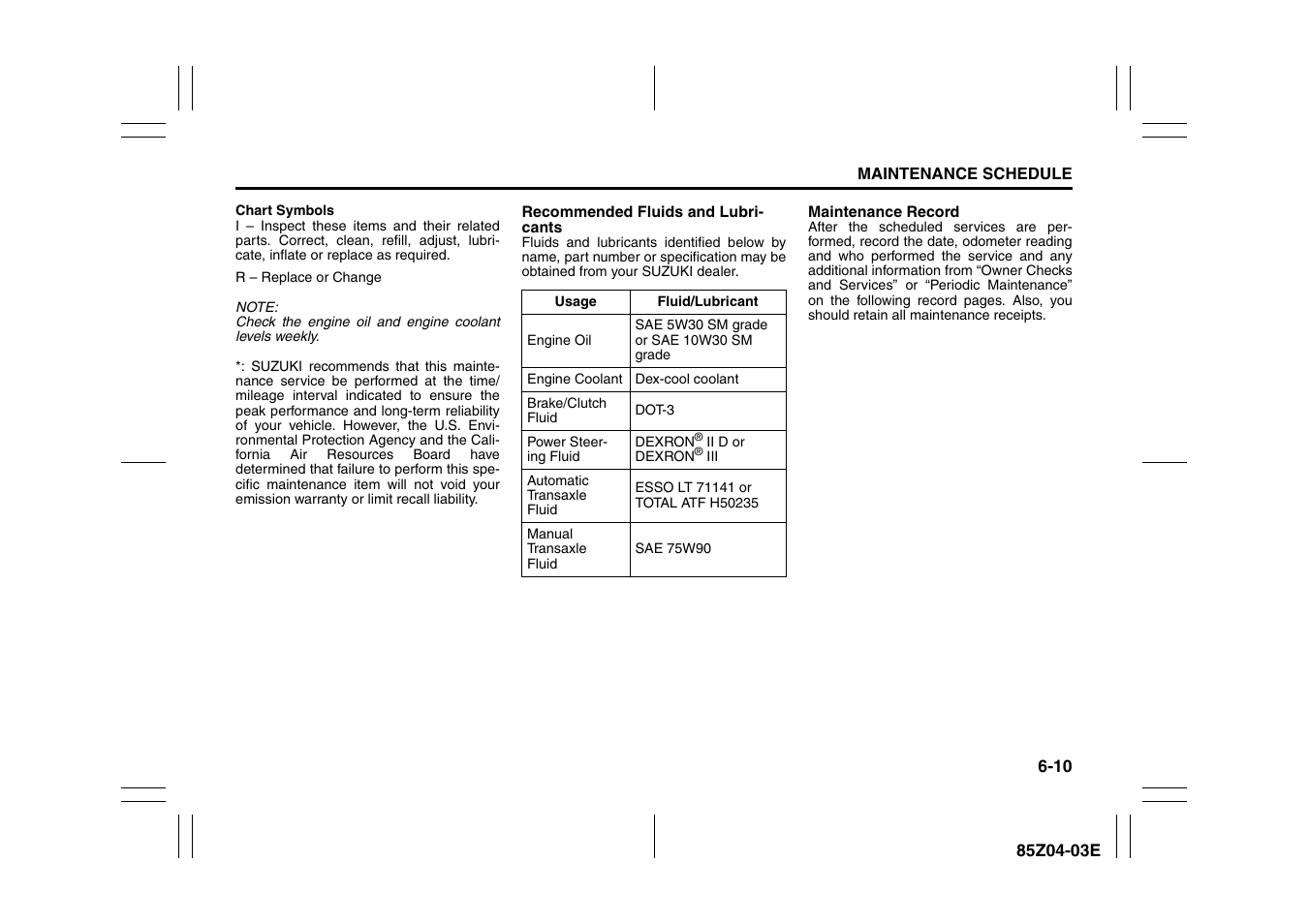 Suzuki Automible 2008 Forenza User Manual | Page 210 / 226