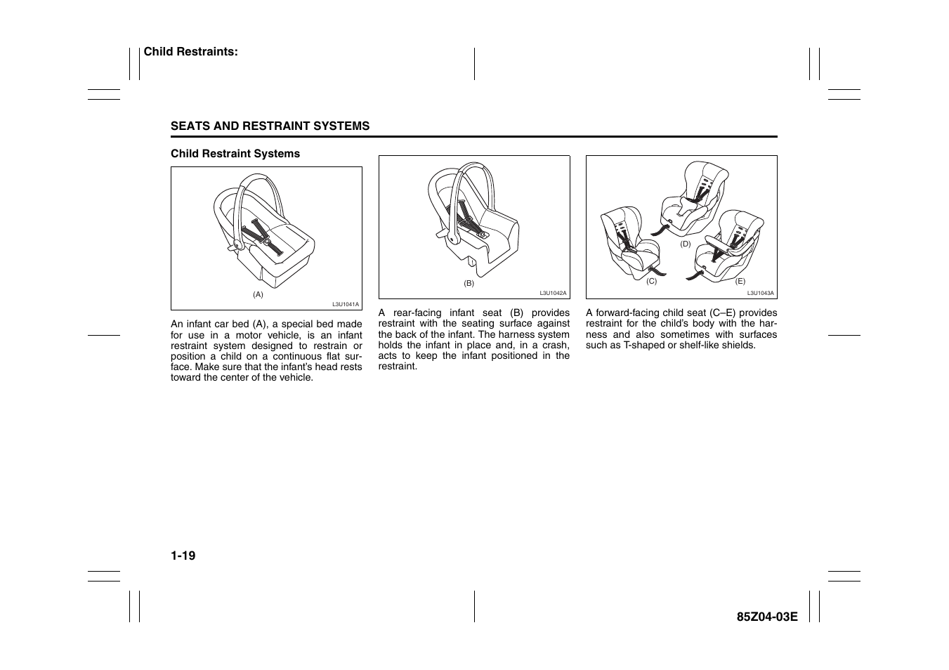 Suzuki Automible 2008 Forenza User Manual | Page 31 / 226