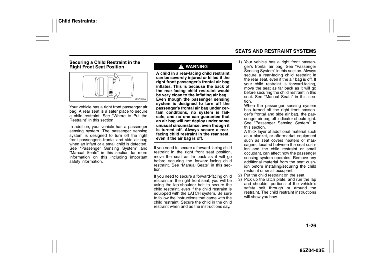 Suzuki Automible 2008 Forenza User Manual | Page 38 / 226