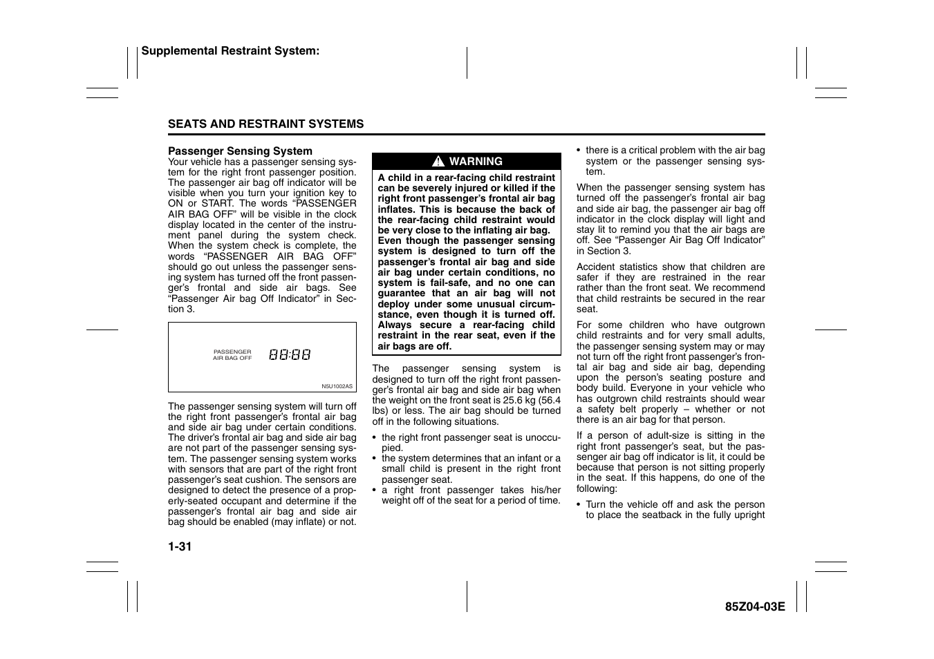 Suzuki Automible 2008 Forenza User Manual | Page 43 / 226