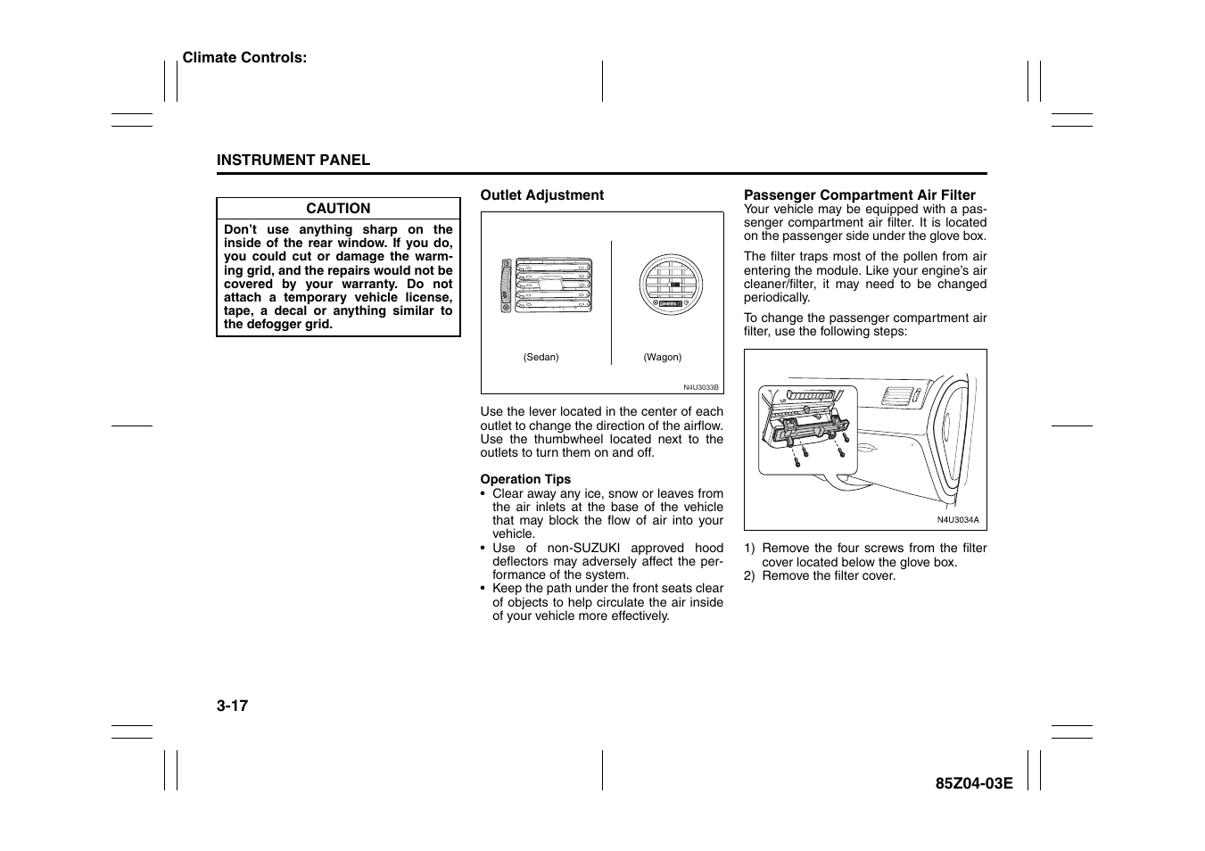 Suzuki Automible 2008 Forenza User Manual | Page 93 / 226