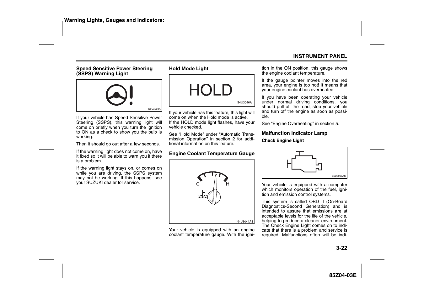 Suzuki Automible 2008 Forenza User Manual | Page 98 / 226