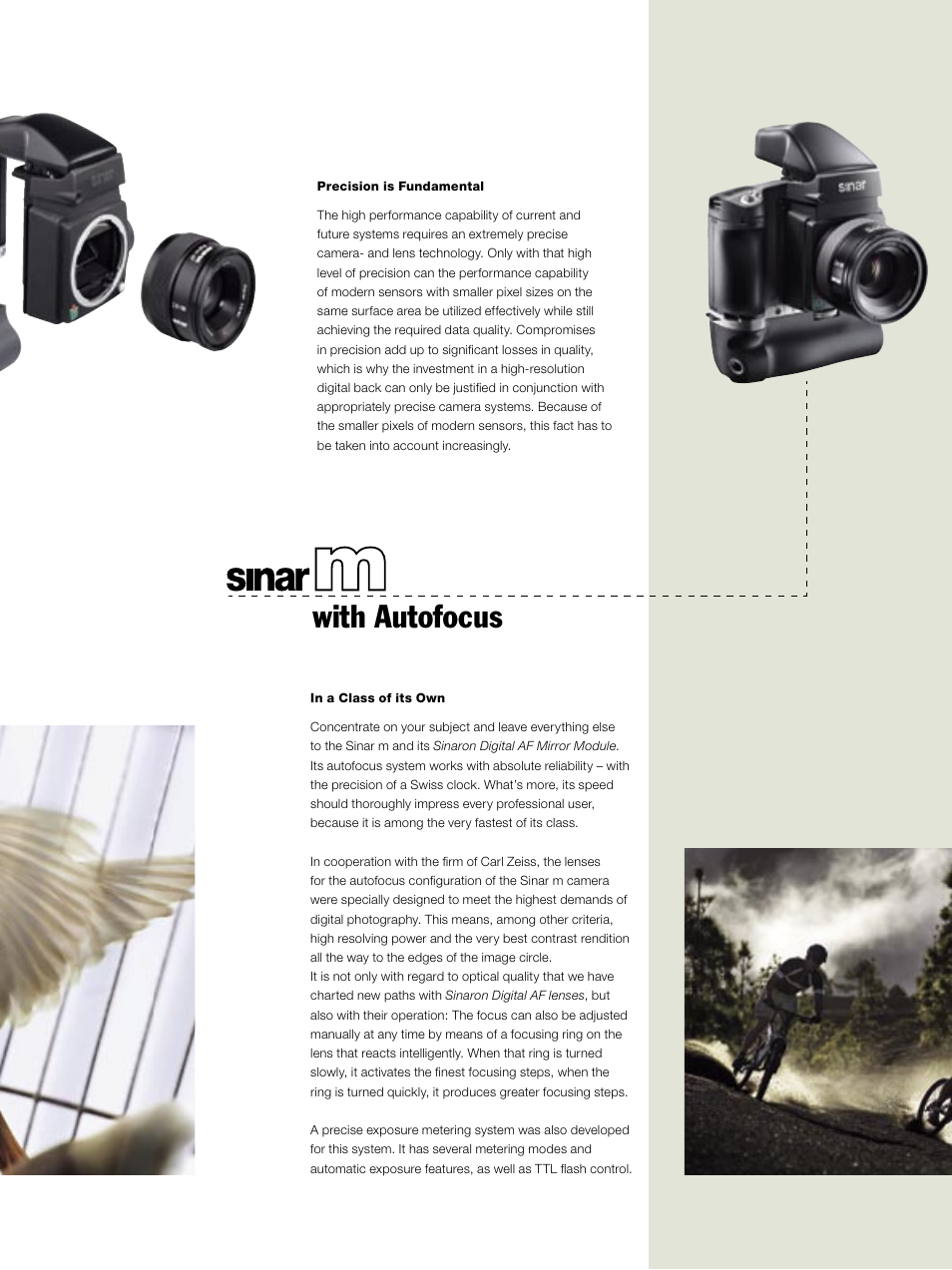 With autofocus | Sinar Digital Camera User Manual | Page 5 / 8