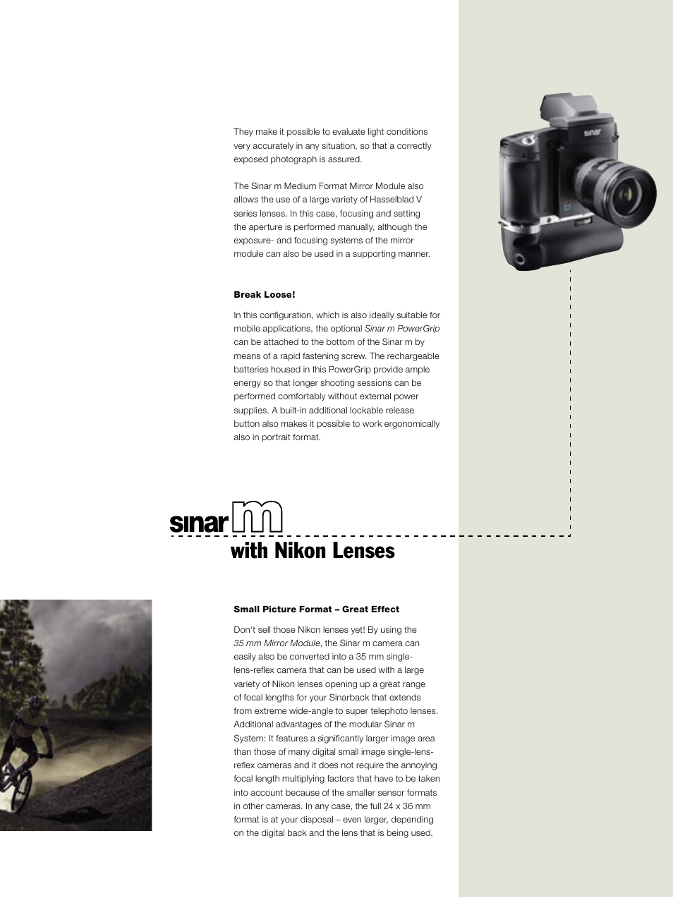 With nikon lenses | Sinar Digital Camera User Manual | Page 6 / 8
