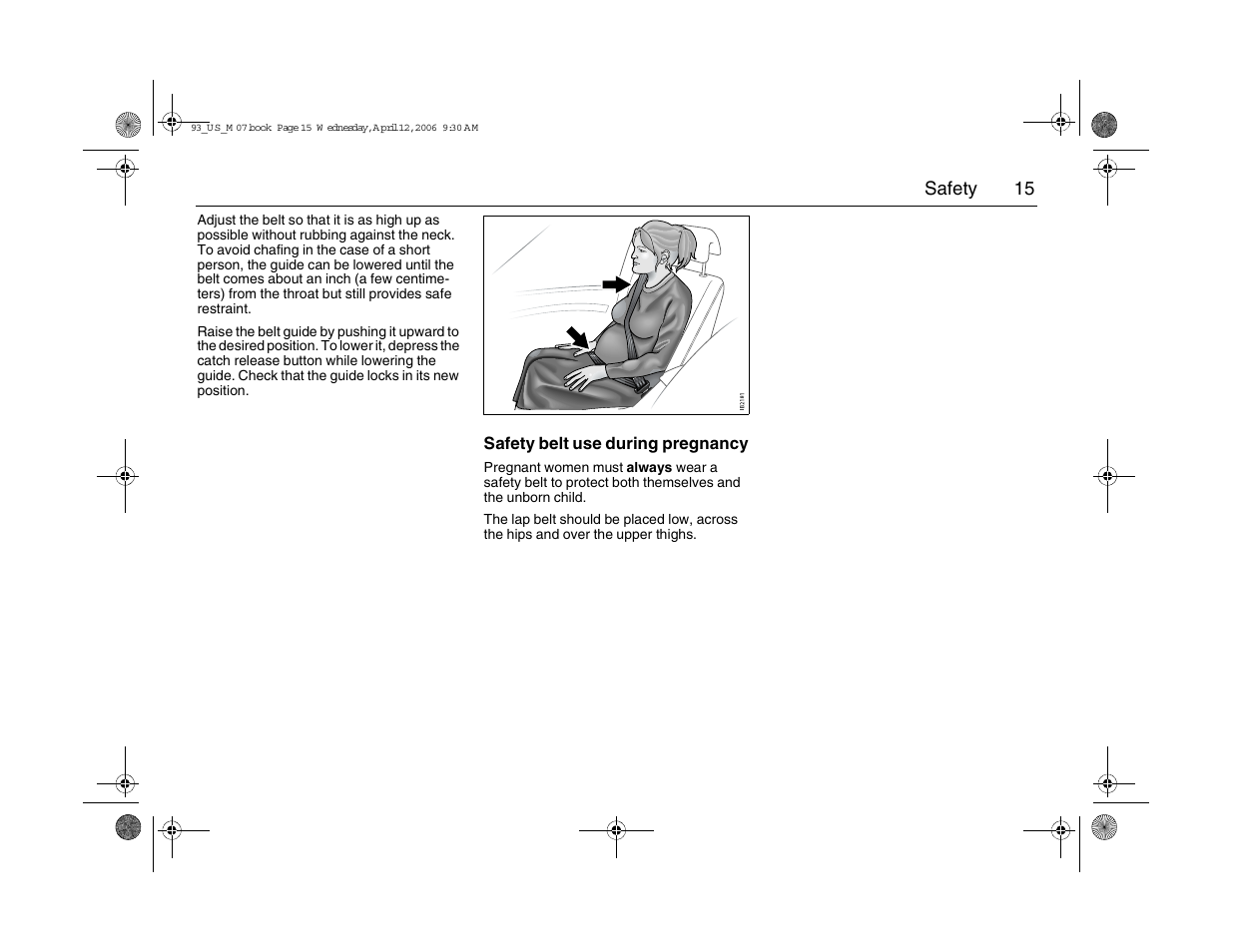 Saab 2007 9-3 User Manual | Page 15 / 304