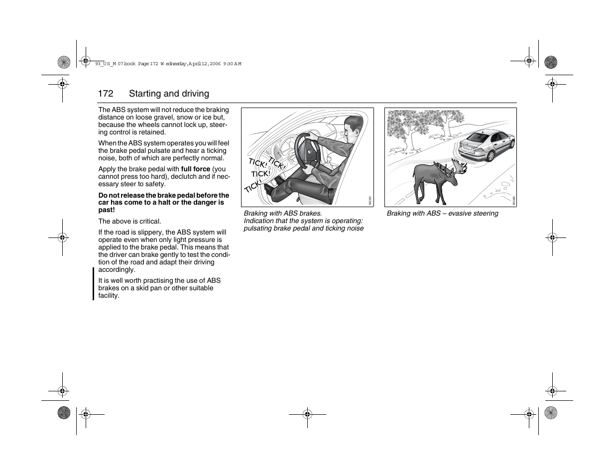 Saab 2007 9-3 User Manual | Page 172 / 304