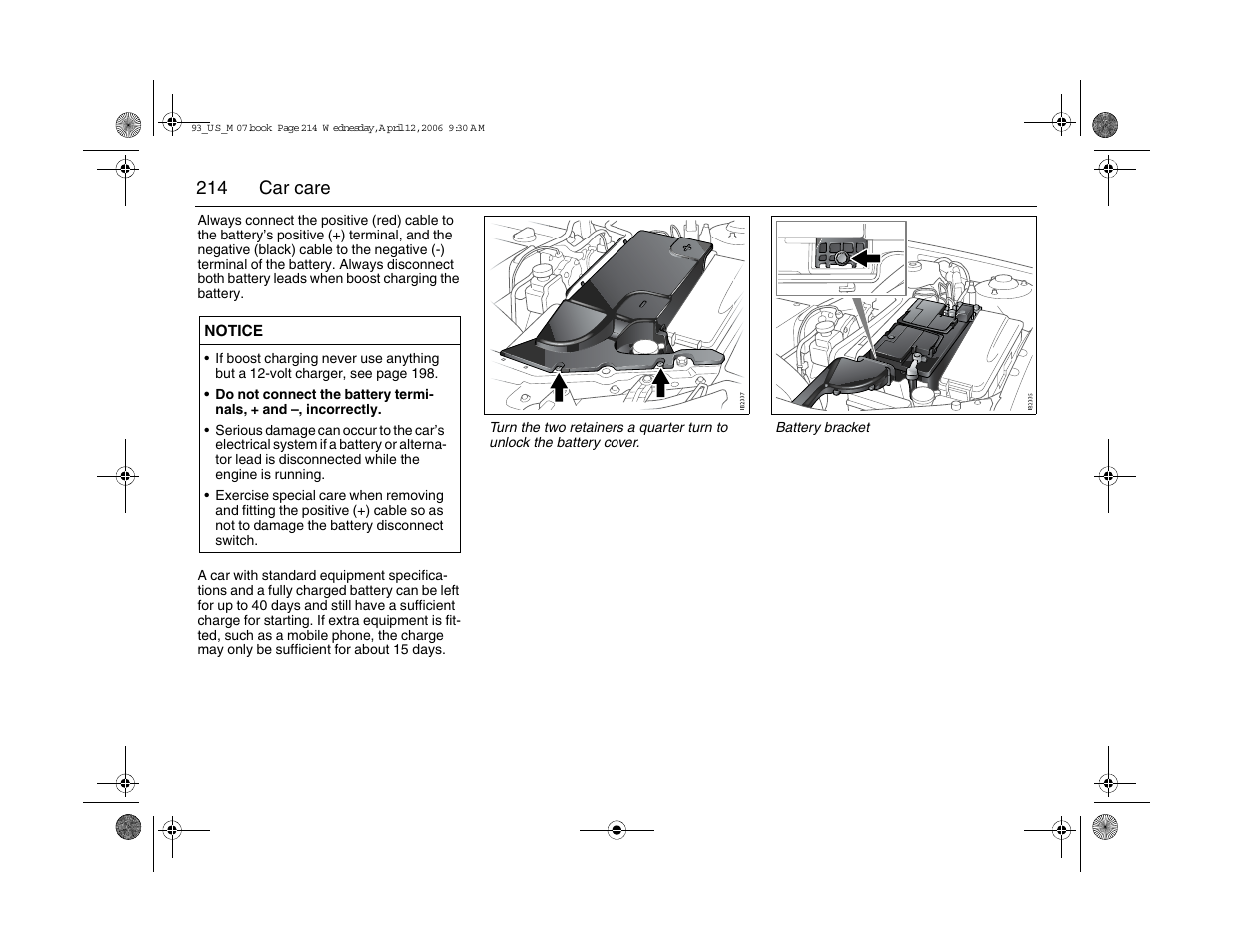 Saab 2007 9-3 User Manual | Page 214 / 304