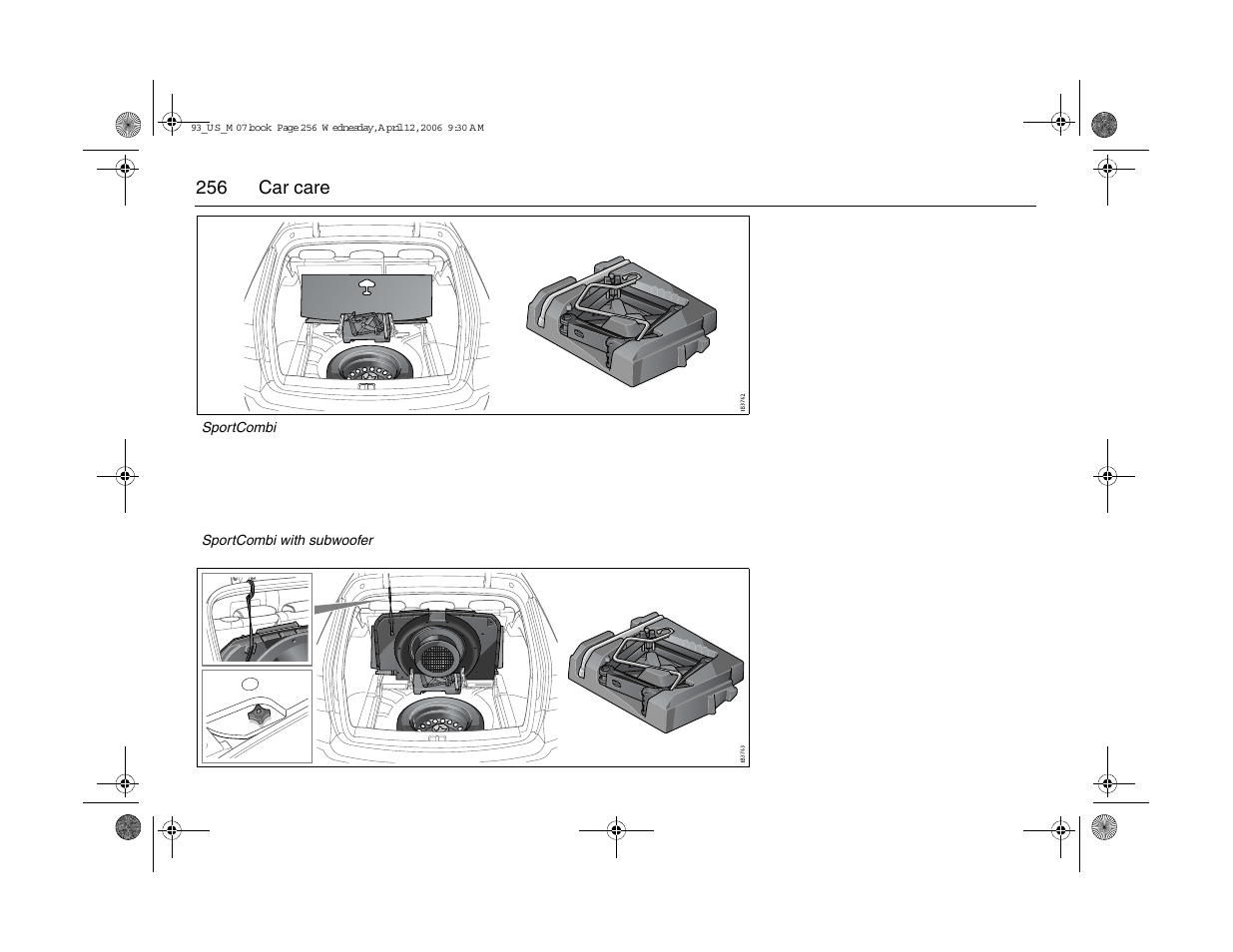 Saab 2007 9-3 User Manual | Page 256 / 304
