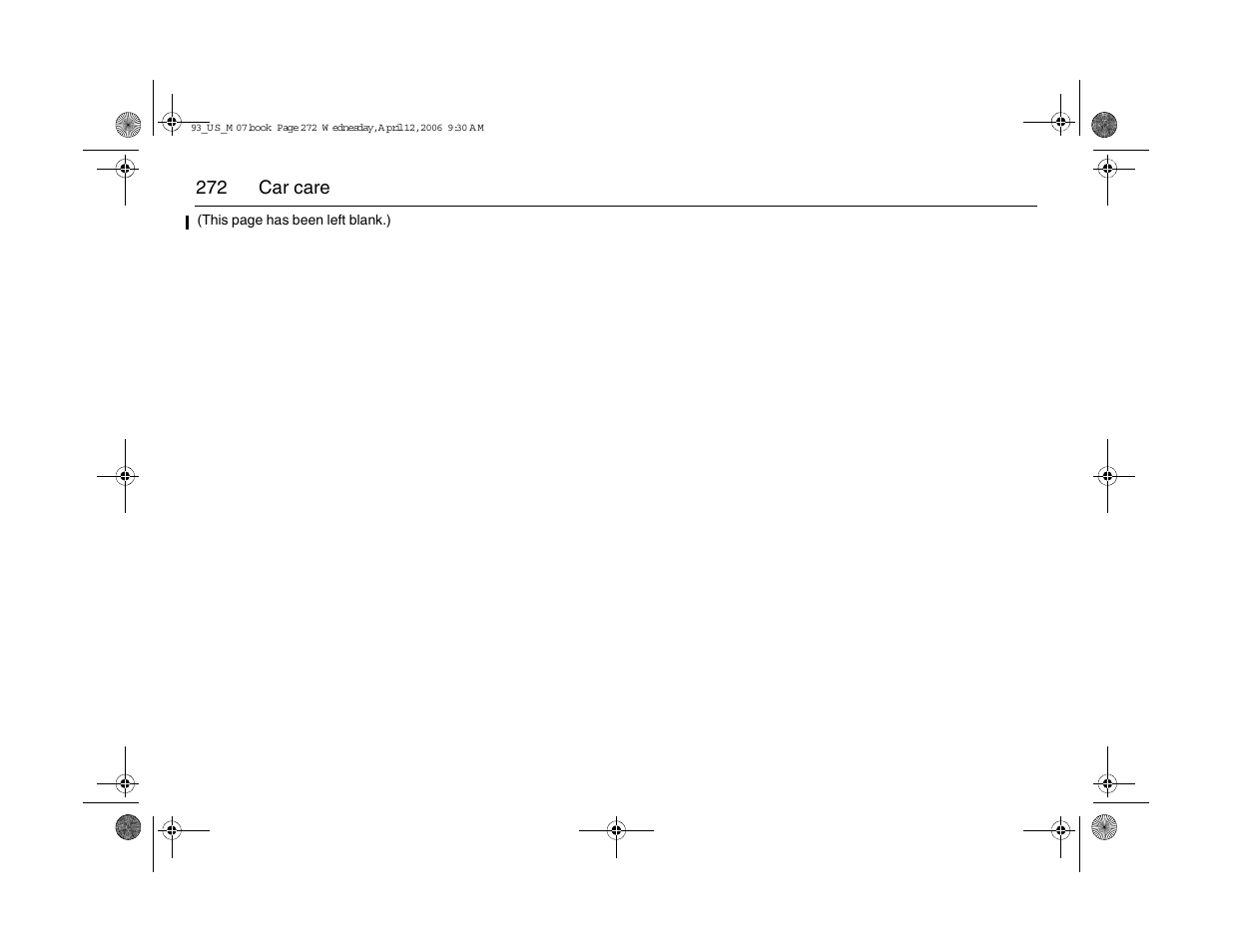 Saab 2007 9-3 User Manual | Page 272 / 304