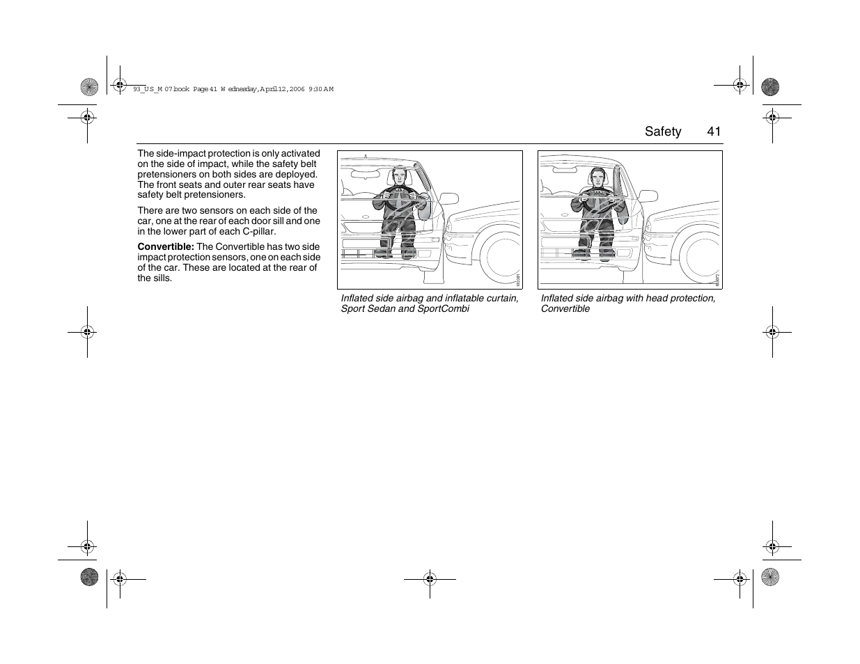 Saab 2007 9-3 User Manual | Page 41 / 304