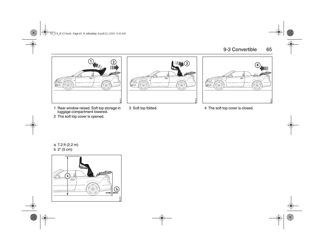 Saab 2007 9-3 User Manual | Page 65 / 304
