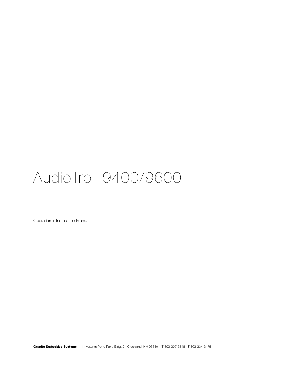 Saab 9600 User Manual | 13 pages