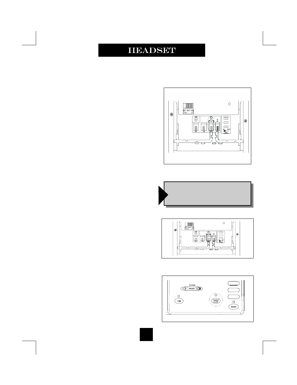 Headset feature, Installing a headset | Spectrum Brands SPECTRUM PLUS SP-550 User Manual | Page 38 / 70