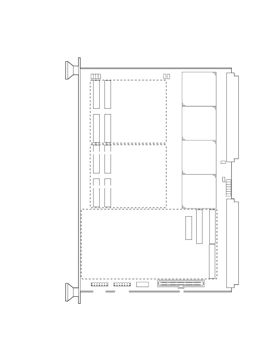 Board layout, Figure 2 board layout | Spectrum Brands Quad C6x VME64 User Manual | Page 18 / 92