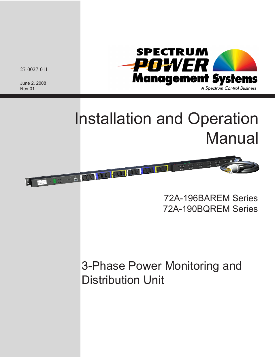 Spectrum Brands 72A-196BAREM Series User Manual | 26 pages