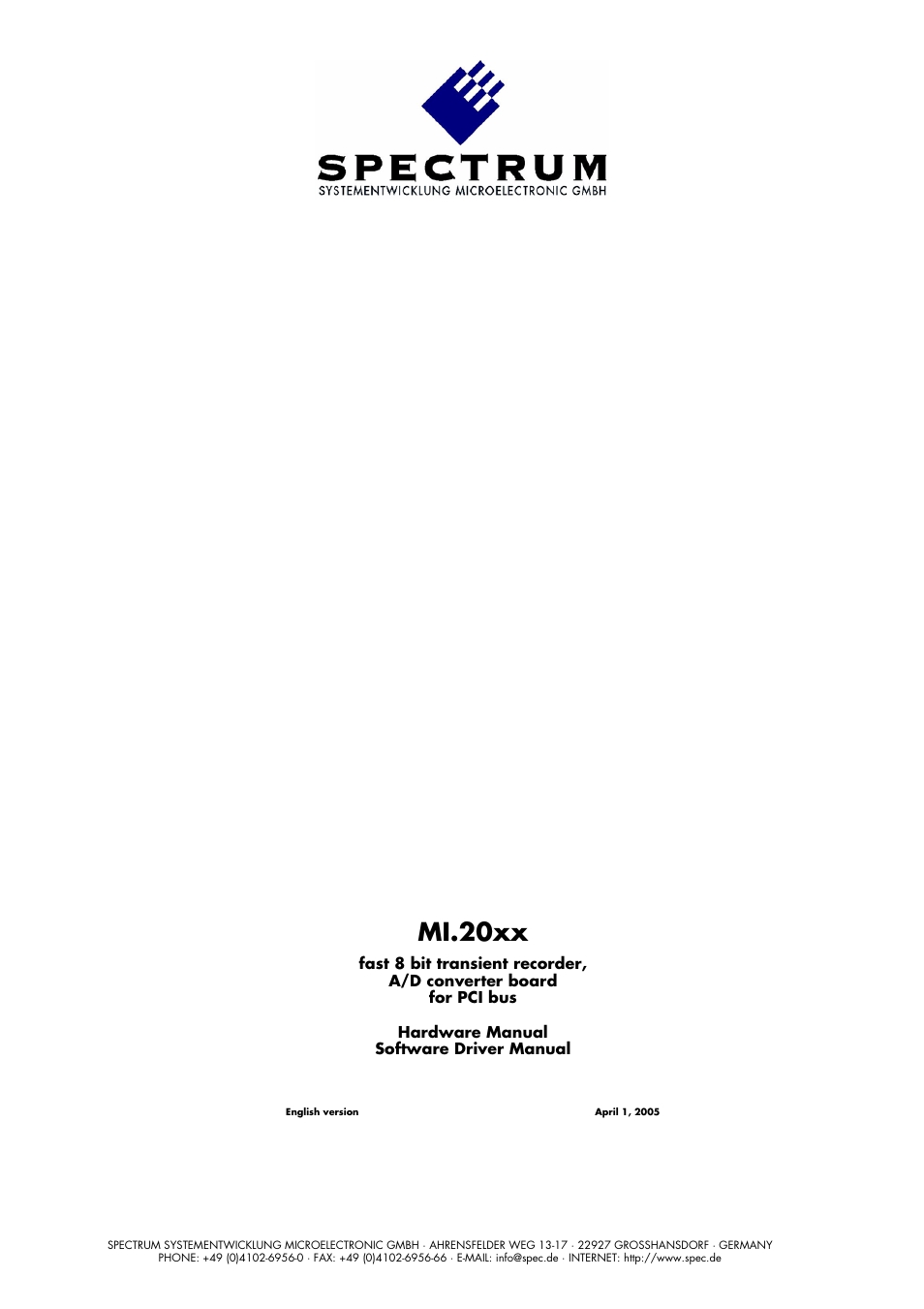 Spectrum Brands MI.20xx User Manual | 96 pages