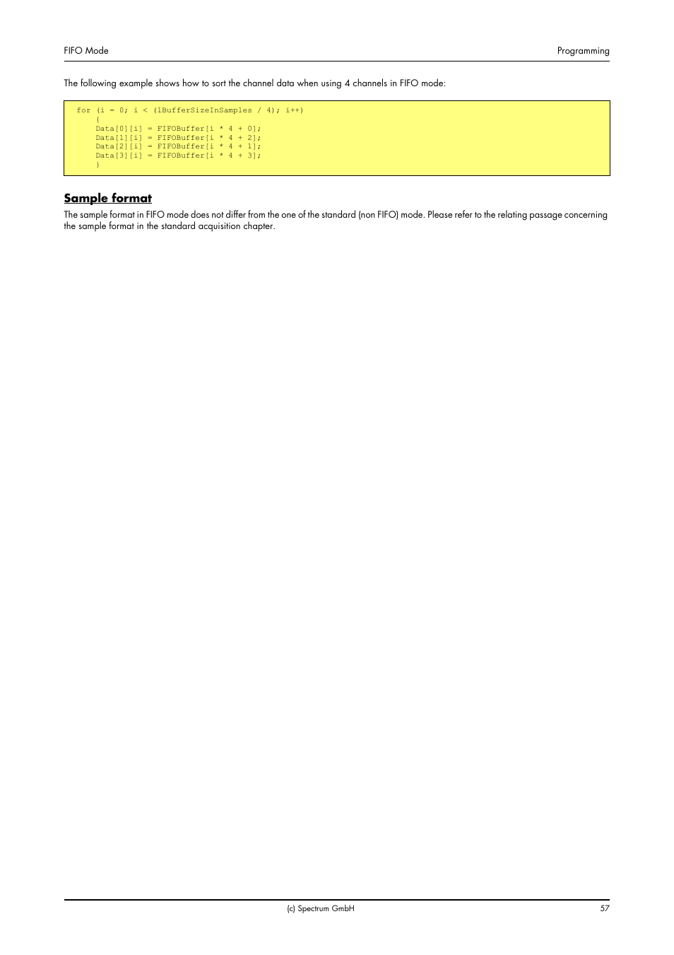 Sample format | Spectrum Brands MC.31XX User Manual | Page 57 / 102
