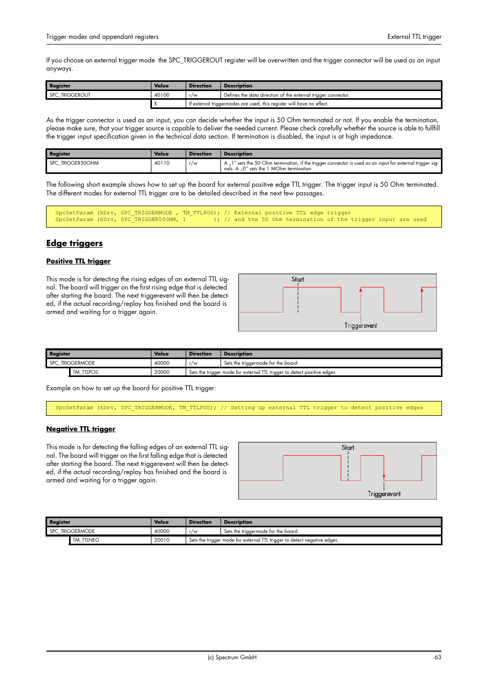 Edge triggers | Spectrum Brands MC.31XX User Manual | Page 63 / 102