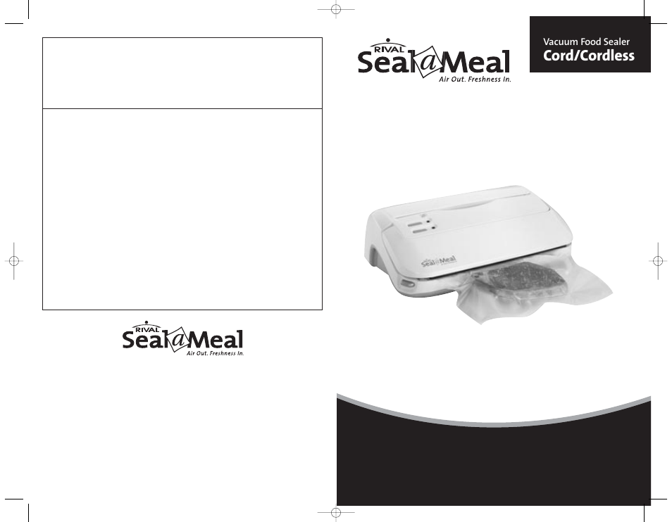 Seal-a-Meal VS125-S User Manual | 8 pages