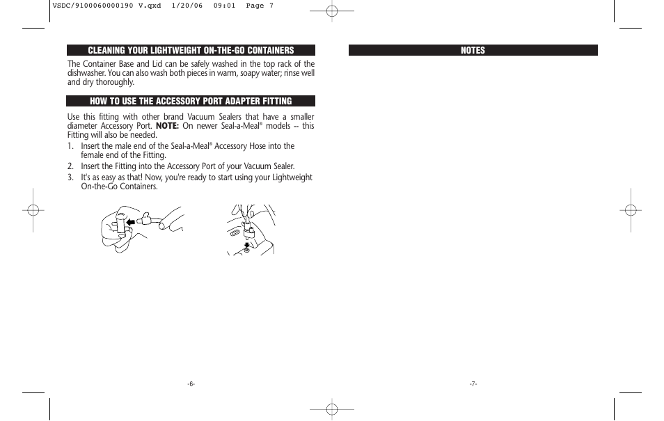 Seal-a-Meal VSDC-24 User Manual | Page 4 / 4