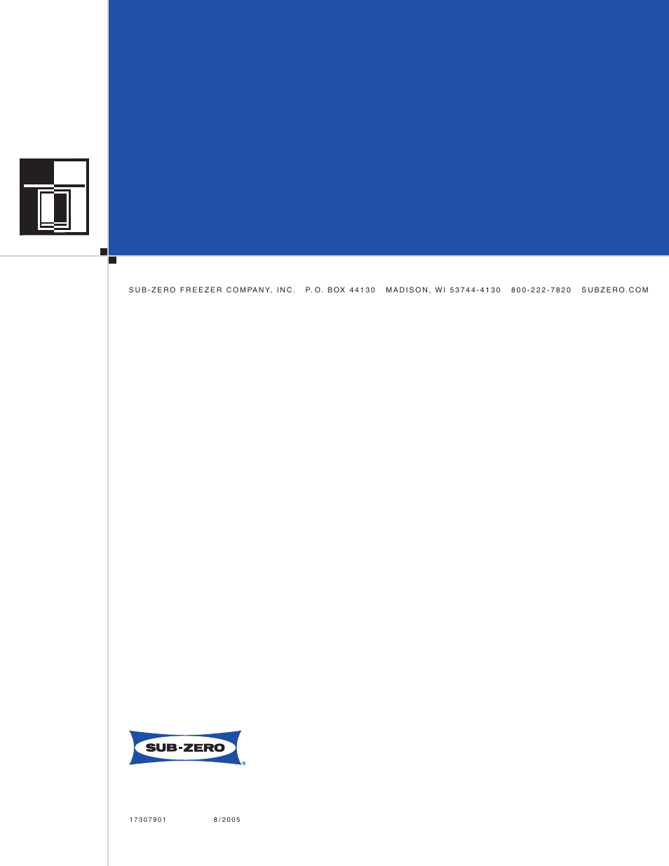 Sub-Zero 3 1 5 I User Manual | Page 24 / 24